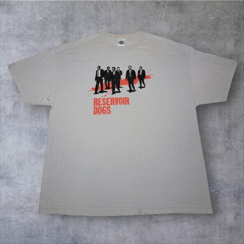 Vintage 90s Reservoir Dogs Movie Promo Tee Shirt Size 2XL XXL Quentin Tarantino